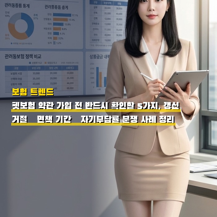 펫보험 약관 가입 전 반드시 확인할 5가지, 갱신 거절·면책 기간·자기부담률 분쟁 사례 정리