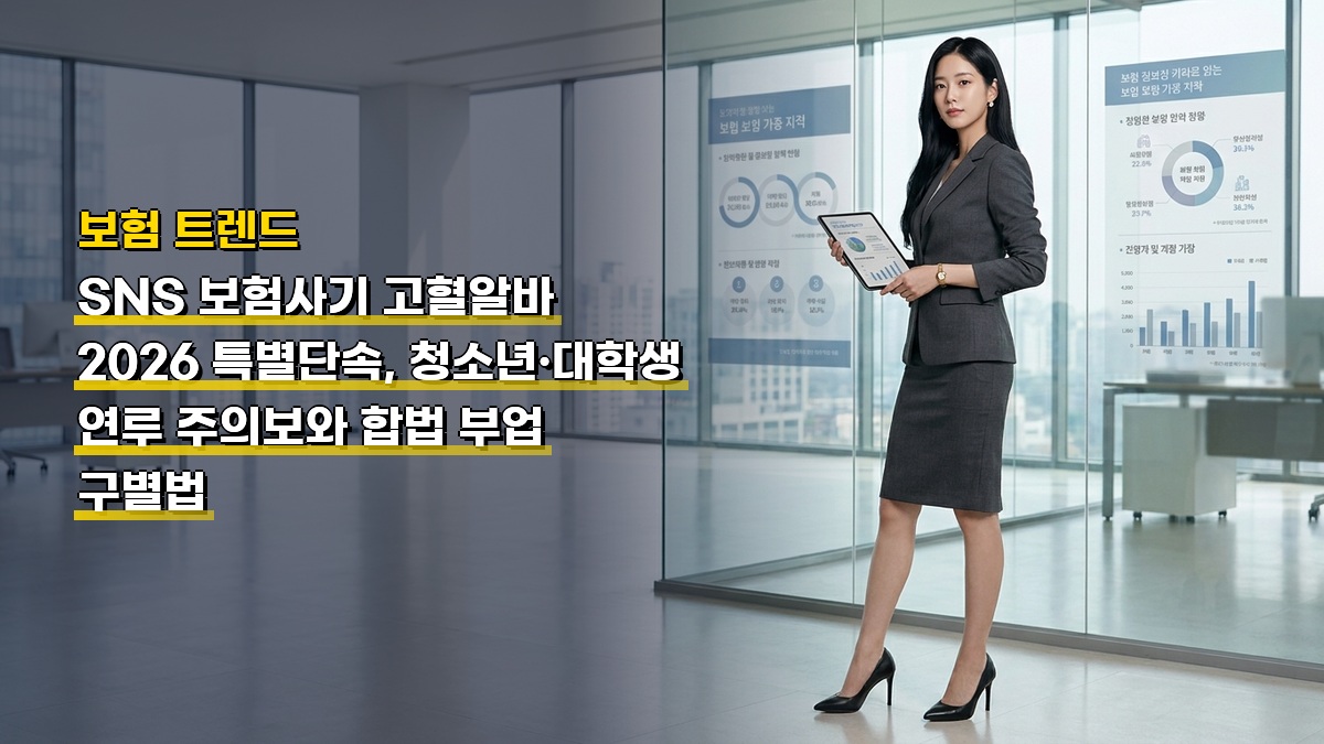 SNS 보험사기 신종 수법 주의보, 고액알바 미끼 단순 가담도 10년 이하 징역 형사처벌