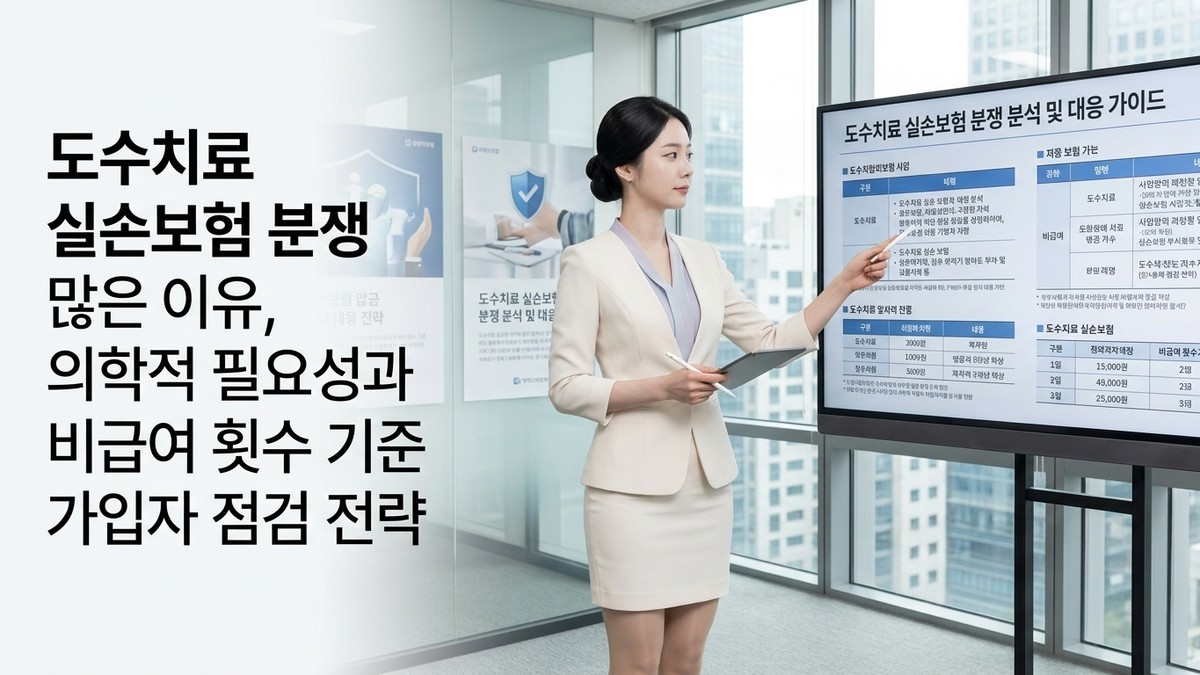 도수치료 실손보험 분쟁 많은 이유, 의학적 필요성과 비급여 횟수 기준 가입자 점검 전략