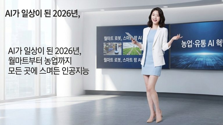 AI가 일상이 된 2026년, 월마트부터 농업까지 모든 곳에 스며든 인공지능