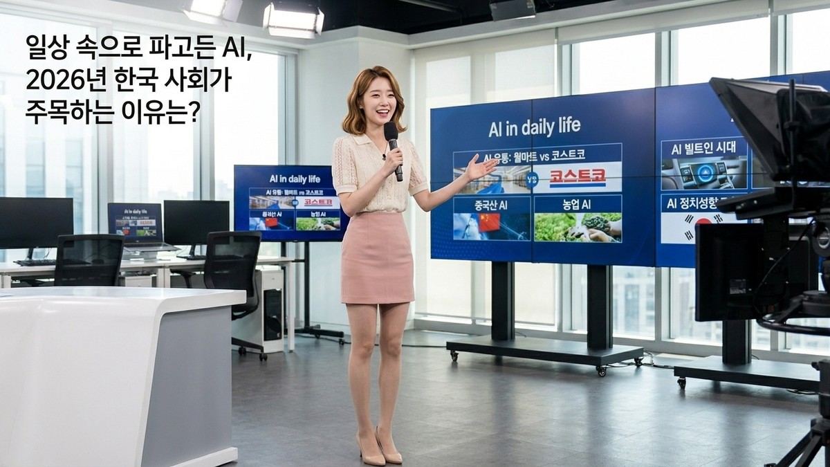 일상 속으로 파고든 AI, 2026년 한국 사회가 주목하는 이유는?