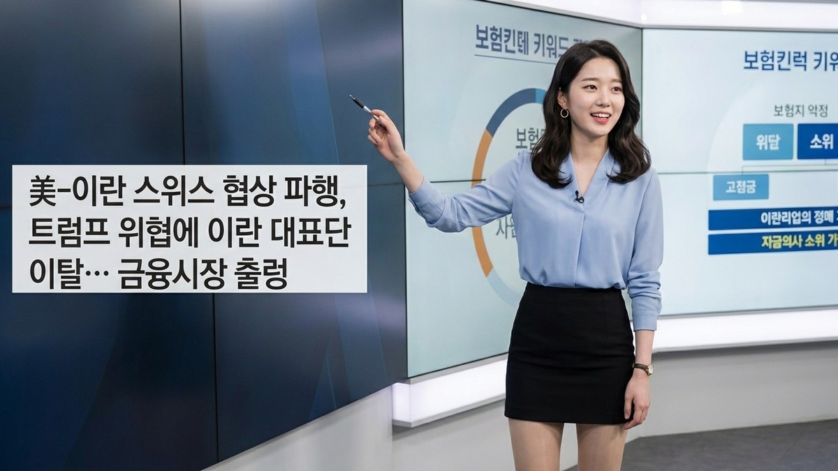 美-이란 스위스 협상 파행, 트럼프 위협에 이란 대표단 이탈…금융시장 출렁