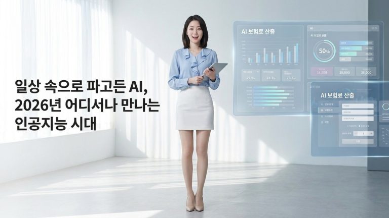 일상 속으로 파고든 AI, 2026년 어디서나 만나는 인공지능 시대