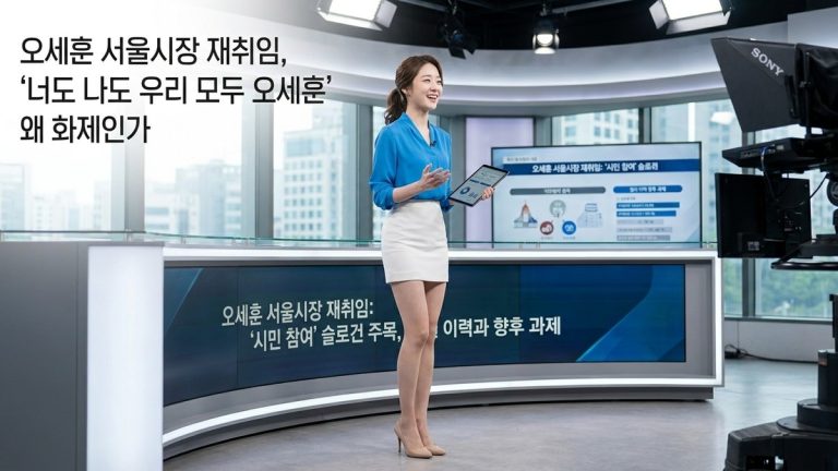 오세훈 서울시장 재취임, '너도 나도 우리 모두 오세훈' 왜 화제인가