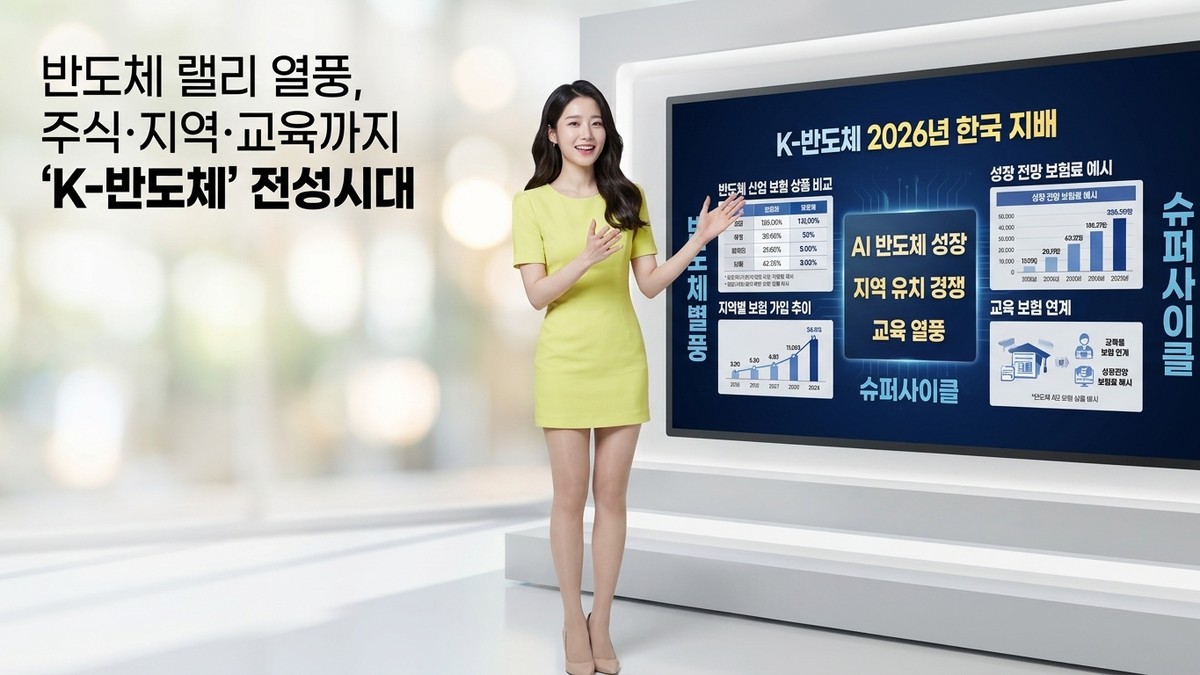 반도체 랠리 열풍, 주식·지역·교육까지 'K-반도체' 전성시대